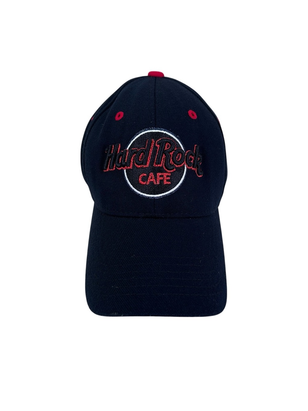 Hard Rock Cafe Dallas Texas OneFit Baseball Cap Black Stretch Fitted Embroidered